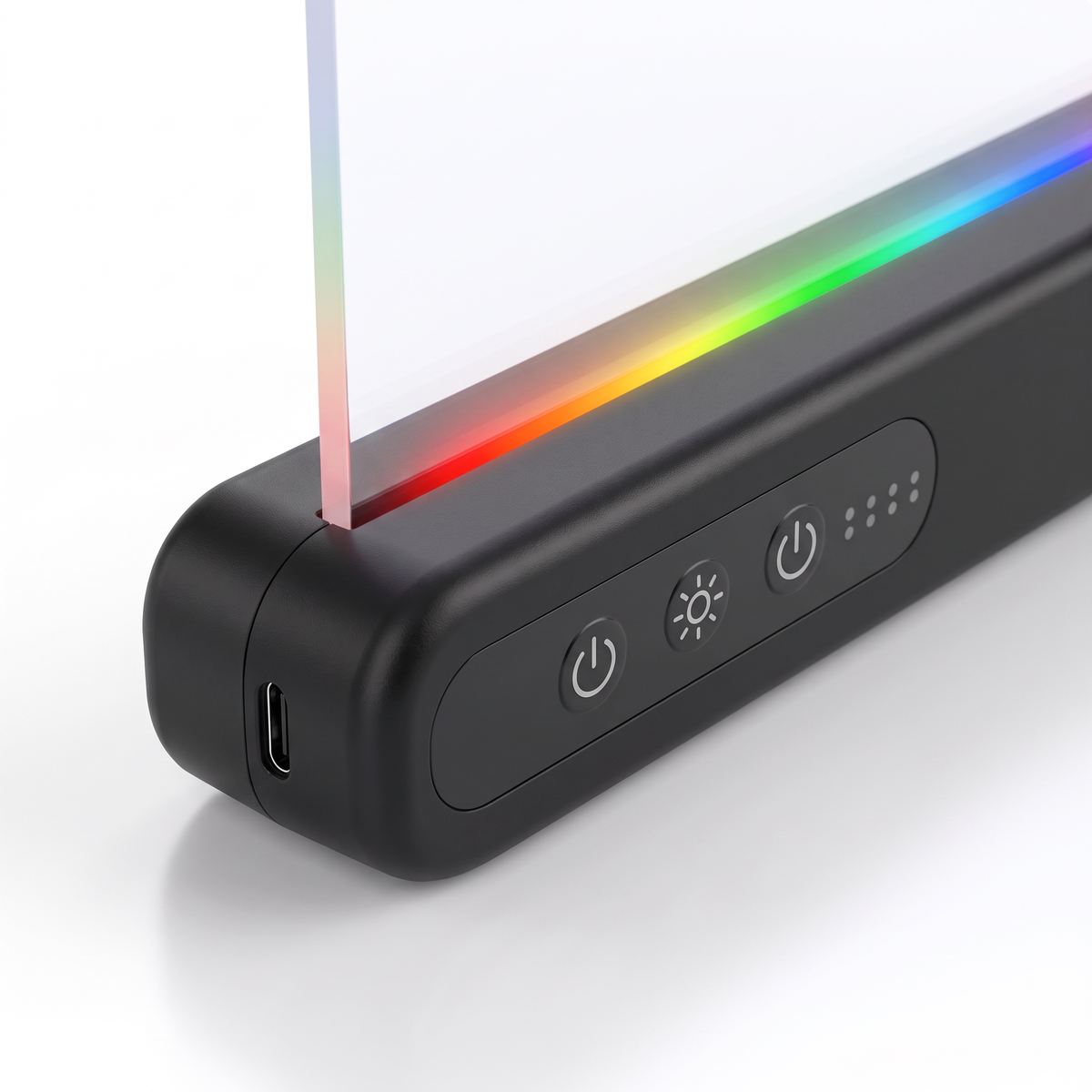 Listwa LED RGB świetlnej tablicy Rysuś z przyciskami i portem USB-C